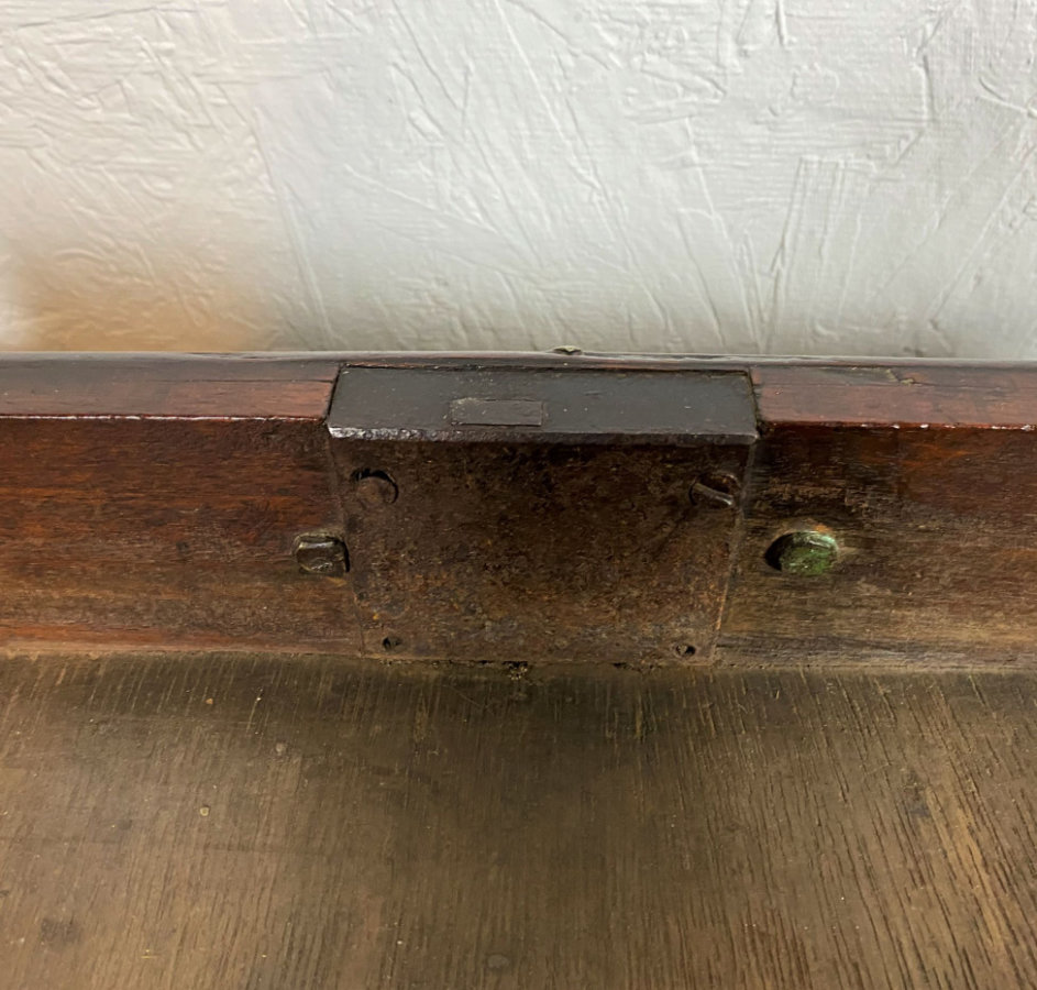 Mahogany Bachelor's Chest with Hinged Fold Over Flap Top - Image 18